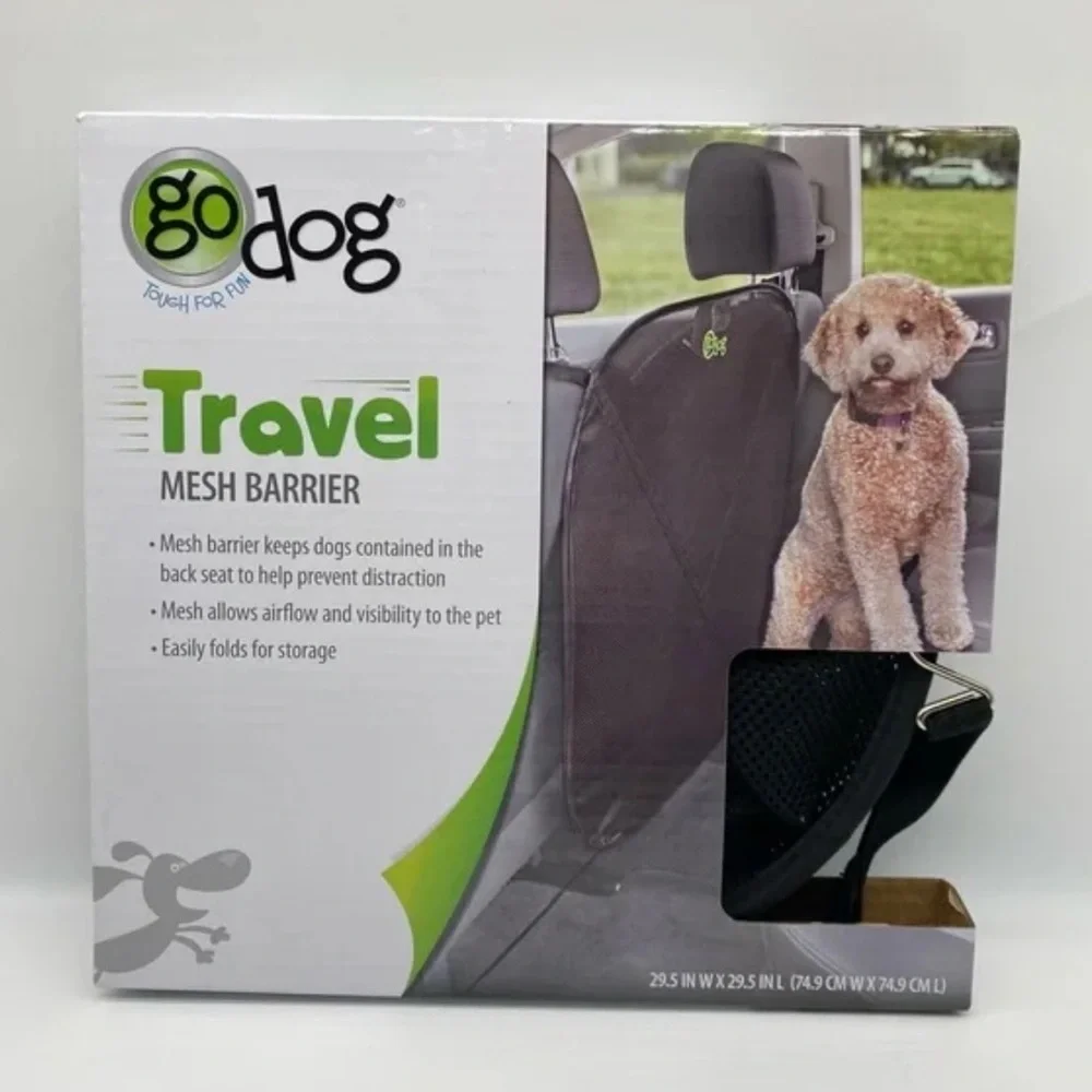 goDog Safe Auto and Airline Travel Accessories for Pets Travel mesh Barrier NEw